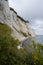 Beautiful chalk cliffs at Mons Klint in Denmark