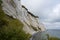 Beautiful chalk cliffs at Mons Klint in Denmark