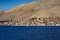 Beautiful Chalki town center on Chalki island, Dodecanese islands, Greece
