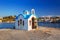 Beautiful chapel on the coast of Crete