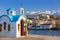 Beautiful chapel on the coast of Crete