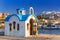 Beautiful chapel on the coast of Kato Galatas on Crete