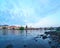 Beautiful Charles bridge over Vltava river in the Prague