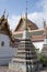 Beautiful chedi in the Wat Pho, Bangkok