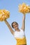 Beautiful Cheerleader Cheering