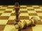 Beautiful chess game with different figures strategy fun culture