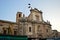 The beautiful Chiesa del Carmine Maggiore church in a poor district in Palermo, Italy