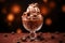 beautiful Chocolate Ice Cream tasty dessert background