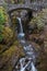 Beautiful Christine Falls in Mt. Rainier National Park , Washington State
