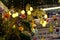 Beautiful Christmas decorations. Festive Christmas decorations. Decorative lanterns and