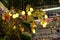Beautiful Christmas decorations. Festive Christmas decorations. Decorative lanterns and