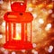 Beautiful Christmas lantern