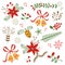 Beautiful Christmas and New year decorative