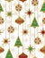 Beautiful Christmas seamless vector patter