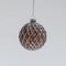 Beautiful Christmas tree toy, a bronze ball ornamented with a shiny mesh