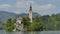 Beautiful Church on Bled Island in 4K Ultra High Definition TimeLapse