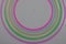 Beautiful circles of concentric colors curious curious different rare