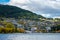 Beautiful cityscape during autumn of Queenstown city at sunset. Otago, New Zealand. I