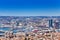 Beautiful cityscape and coastline of Marseille