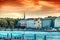 Beautiful cityscape, Helsinki, the capital of Finland, view of t