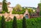 Beautiful cityscape near the Palatine Hill in Rome