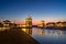 Beautiful cityscape of the old harbor of La Rochelle