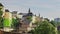 Beautiful cityscape view of Luxembourg city at summer day