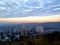 Beautiful cityscapes early morning with beautiful clouds