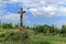 Beautiful classic cross between the vineyards in Alsace .