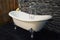 Beautiful classic style white claw foot bathtub