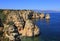 Beautiful cliff formations, Atlantic Coast, Lagos, Western Algarve,