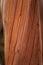 A beautiful closeup of an old wooden log. Part of a historic copper mine building.