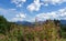 Beautiful cloud atmosphere with mountain panorama