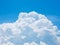 beautiful Cloud blue sky, white and blue background