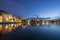 Beautiful cloud and sky reflection during sunrise near Hilton Putrajaya Lakeside.