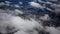 Beautiful cloud sky view from aeroplane window. HD