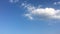 Beautiful clouds against a blue sky background. Cloudscape sky. Blue sky with cloudy weather, nature cloud. White clouds, blue sky