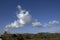 Beautiful clouds formed on top of a land