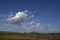 Beautiful clouds formed on top of a land