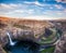 Beautiful clouds over Palouse fall