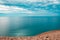 Beautiful cloudy day looking out over Lake Michigan at the Sleeping Bear Dunes National Lakeshore