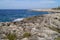 The beautiful coast of Brucoli. Magnificent seascape. Province of Syracuse, Italy