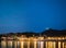 Beautiful coast of Colliure village at night, Languedoc Roussillon, Oriental Pyrinees