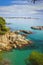 Beautiful coastal bay in Costa Brava of Spain, near village Sant Antoni de Claonge