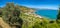 Beautiful coastal landscape at the Cilentan Coast, Campania, Italy