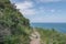 Beautiful coastal pathway and amazing sea view