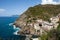 Beautiful coastline in Cinque beautiful coastline in Cinque Terre,