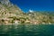 Beautiful coastline in Montenegro\\\'s Bay of Kotor with private cottages