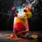 Beautiful cocktail with fruits 1