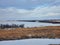 Beautiful Cold Winter Prairie Landscape